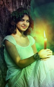 samhain-celebration-woman-candle-pixabay-public-domain